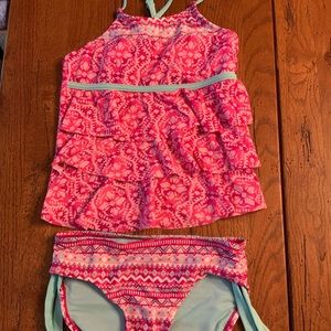 Girls bathing suit, size 10, Justice brand